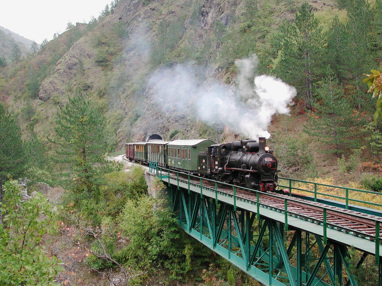 Šargan Eight narrow-gauge railway in Mokra Gora, Serbia